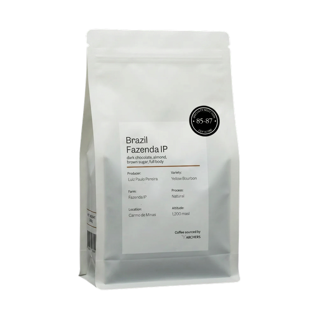 Brazil - Fazenda IP — upright transparent coffee hero