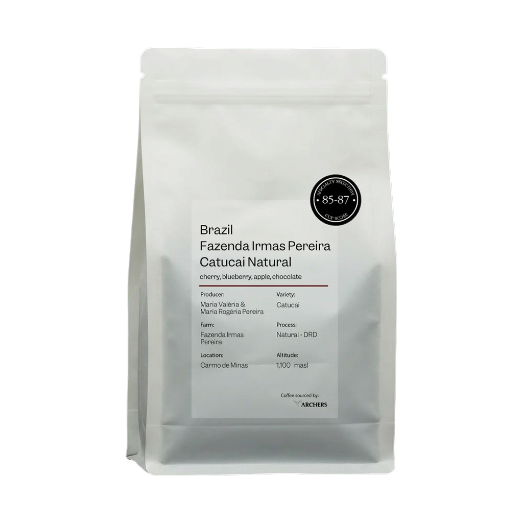 Brazil - Fazenda Irmas Pereira Catucai Natural — upright transparent coffee hero