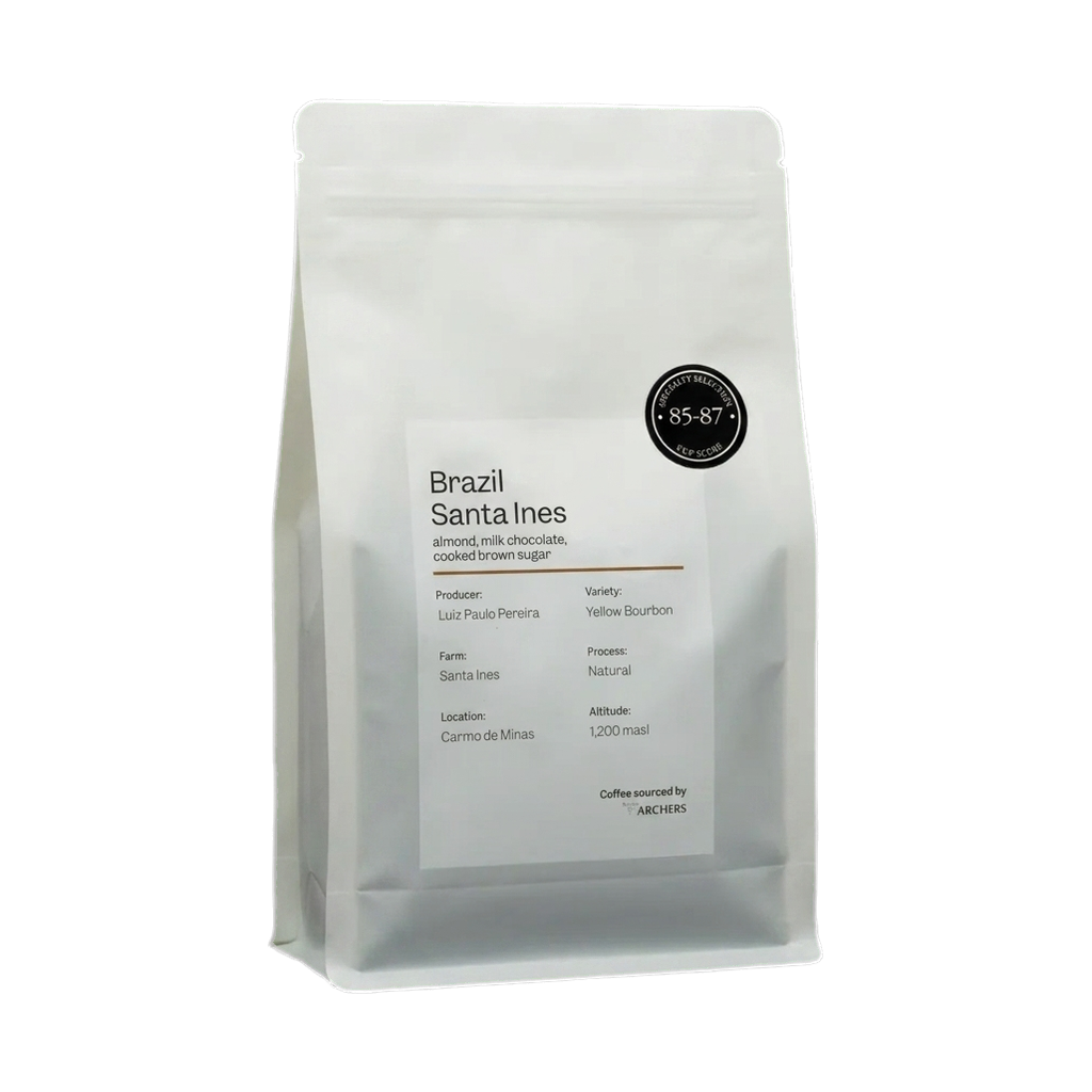 Brazil - Santa Ines — upright transparent coffee hero
