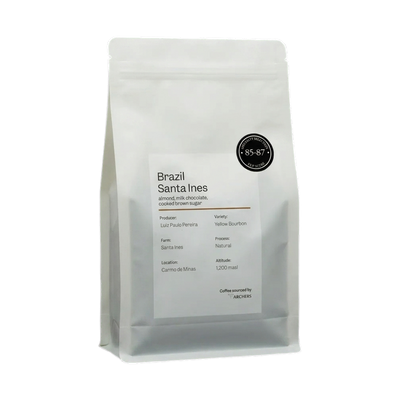 Brazil - Santa Ines — upright transparent coffee hero
