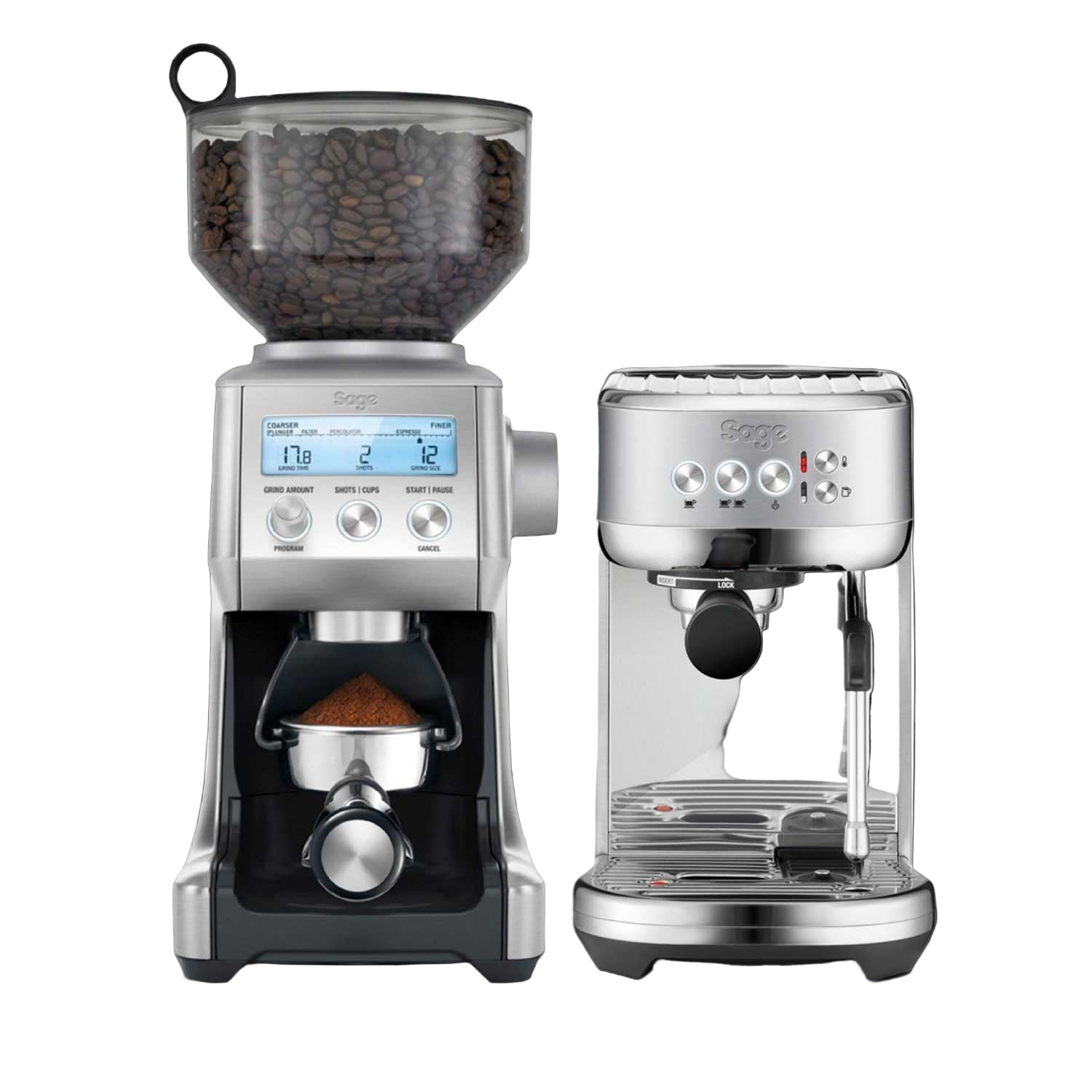 Breville Sage The Bambino Plus & Smart Grinder Pro Bundle