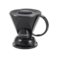 Clever Dripper Black with Filters — product view on transparent background