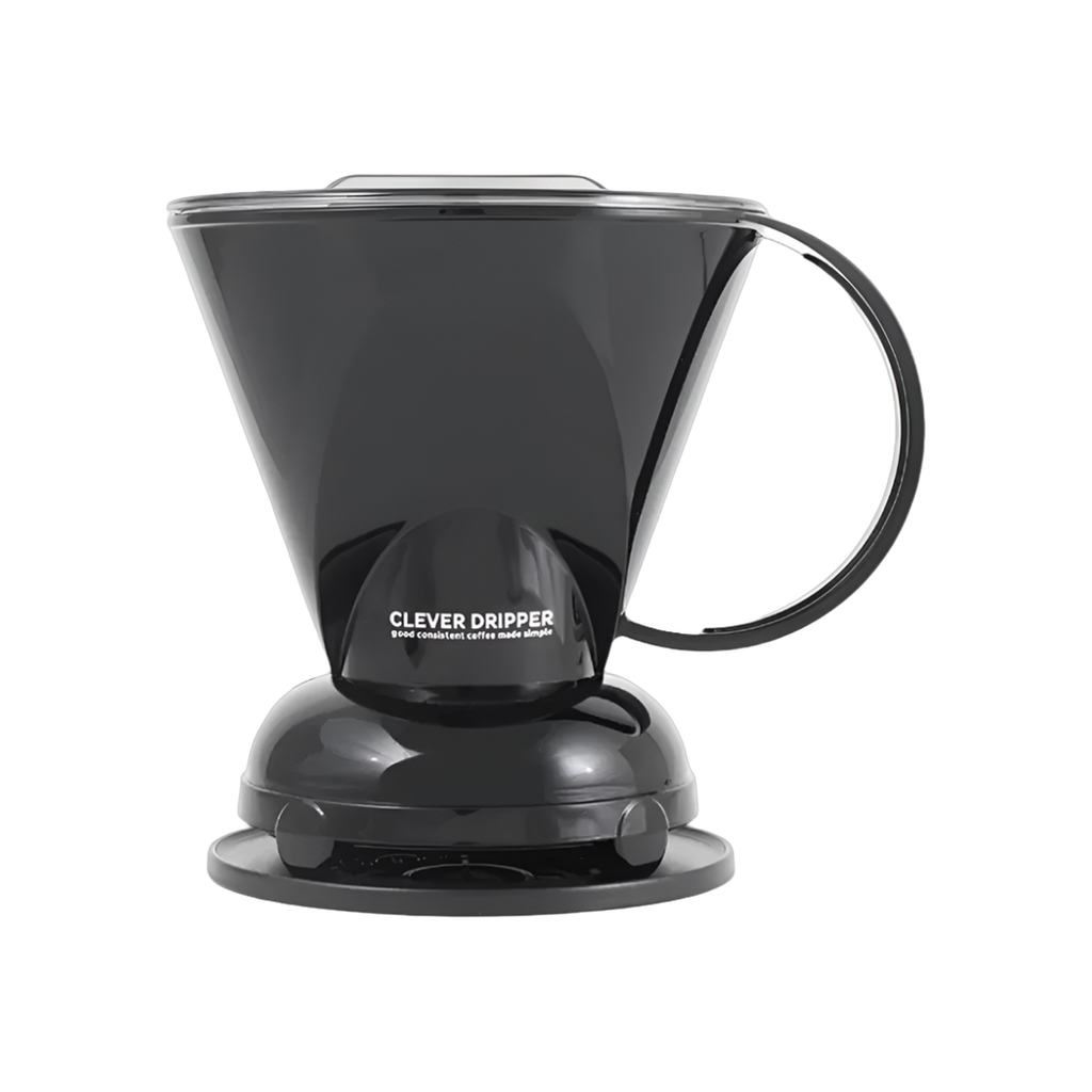 Clever Dripper Black with Filters — square product photo with transparent padding