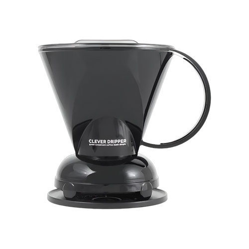 Clever Dripper Black with Filters — square product photo with transparent padding