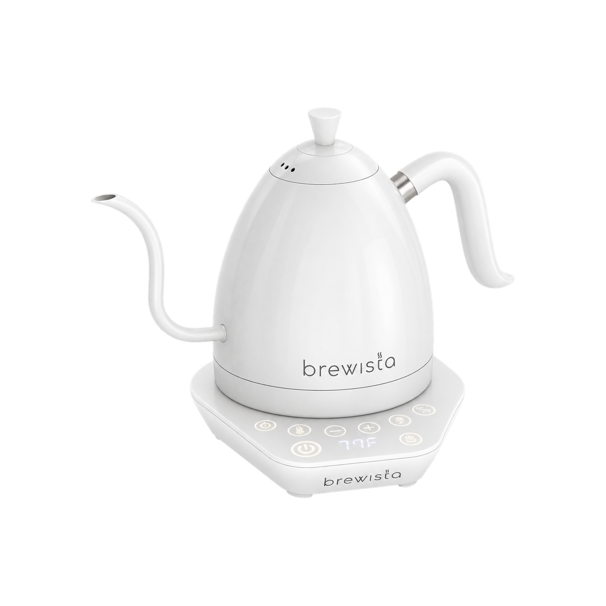 Brewista Artisan Variable Gooseneck Kettle – 1.0L Electric Kettle — product view on transparent background