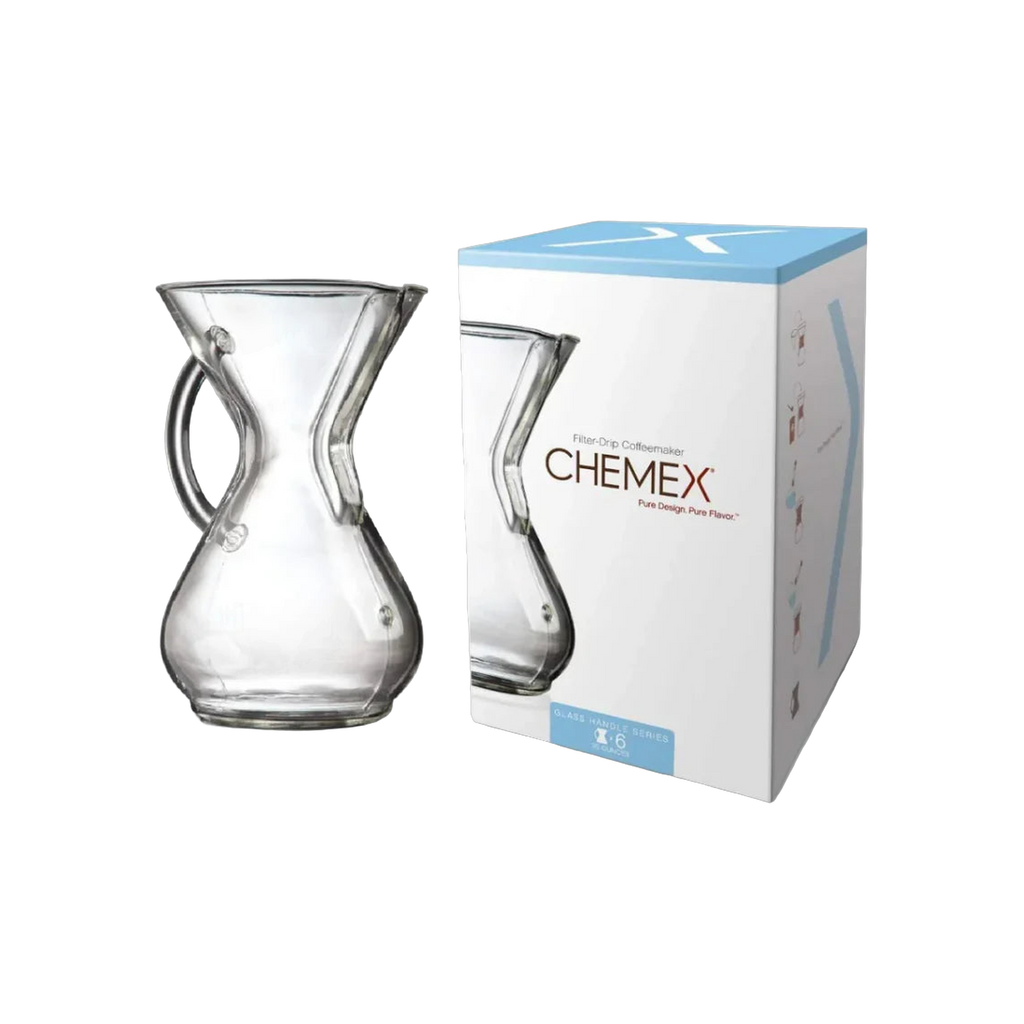 Chemex 6-Cup Glass Handle Coffeemaker — square product photo with transparent padding