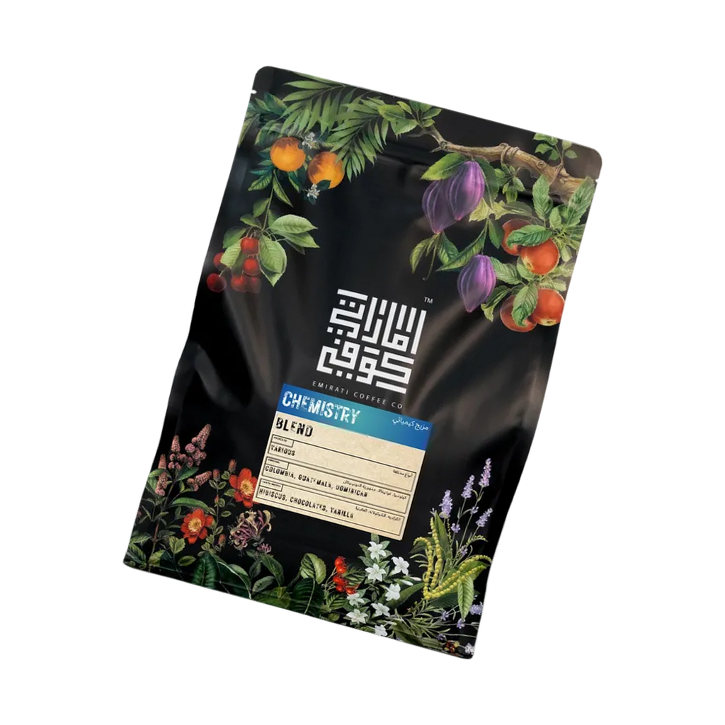 Chemistry Coffee Blend rotated transparent hero image