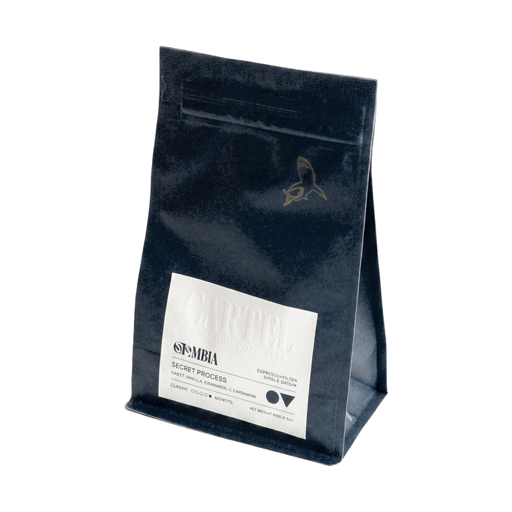 Cinnamon Colombia — upright transparent coffee hero