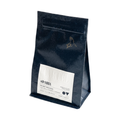 Cinnamon Colombia — upright transparent coffee hero