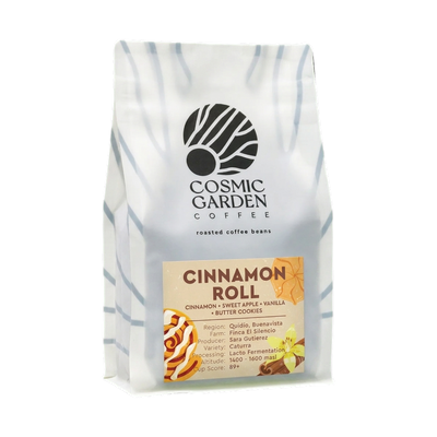 Cinnamon Roll — upright transparent coffee hero
