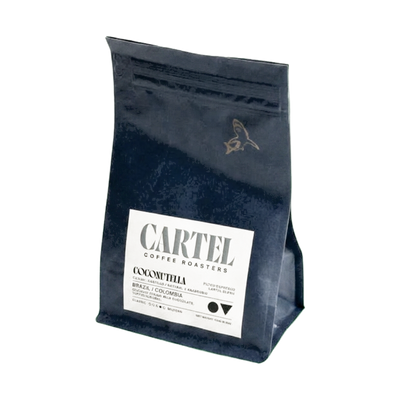 CocoNutella — upright transparent coffee hero