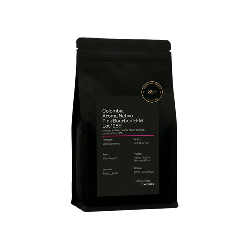 Colombia - Aroma Nativo Pink Bouron EFM Lot 1289 — square product photo with transparent padding