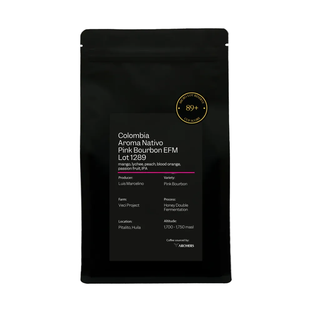 Colombia - Aroma Nativo Pink Bouron EFM Lot 1289 transparent hero image