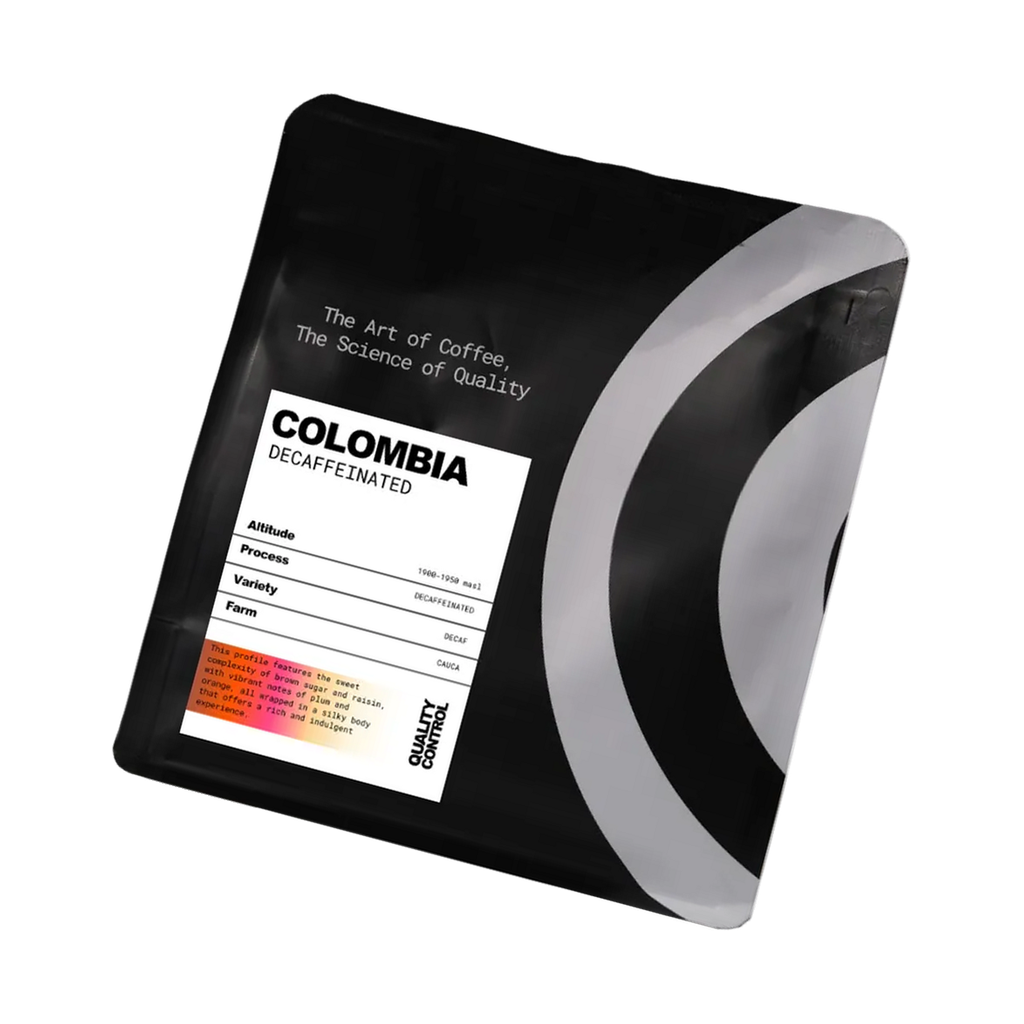 Colombia Cauca Decaf rotated transparent hero image
