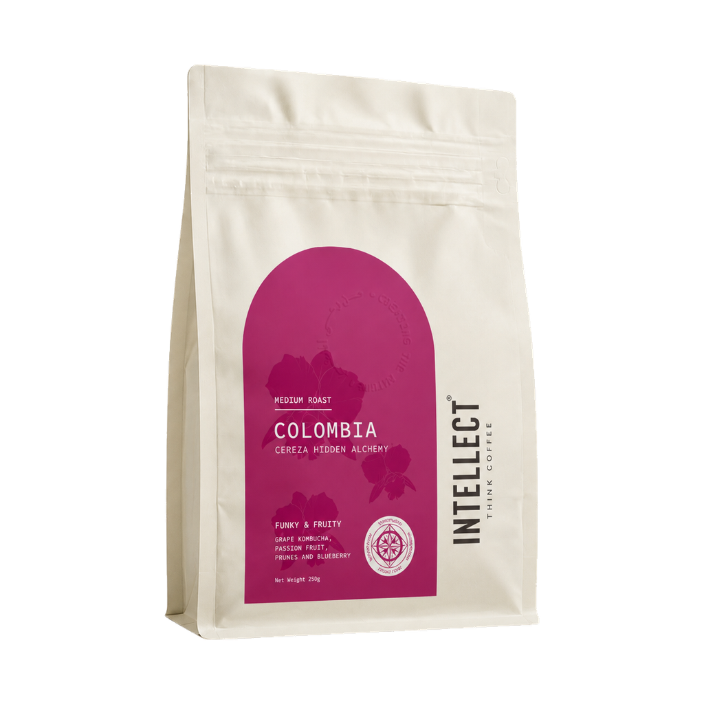 Colombia Cereza Hidden Alchemy — transparent upright 15-degree yaw hero