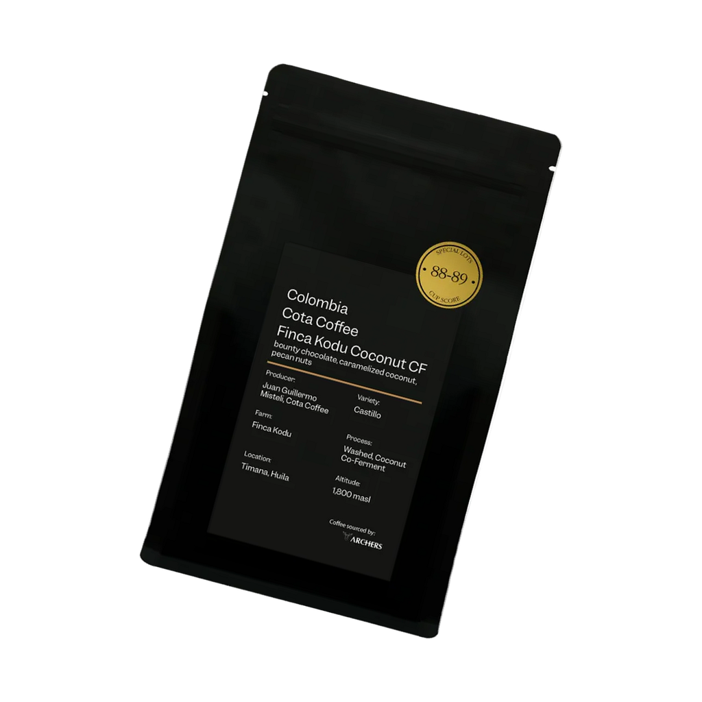 Colombia - Cota Coffee Finca Kodu Coconut CF rotated transparent hero image