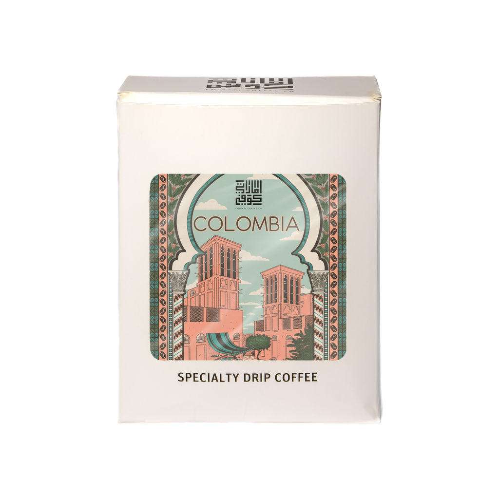 Colombia Finca La Reserva drip bags by Emirati Coffee Co