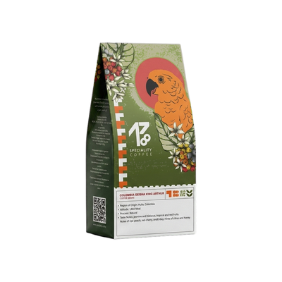 Colombia Geisha King Arthur — square product photo with transparent padding