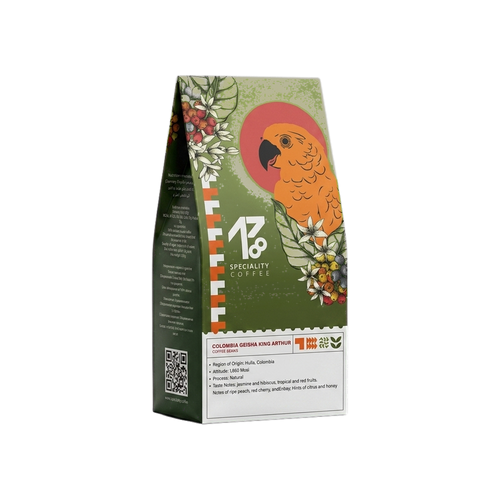Colombia Geisha King Arthur — square product photo with transparent padding