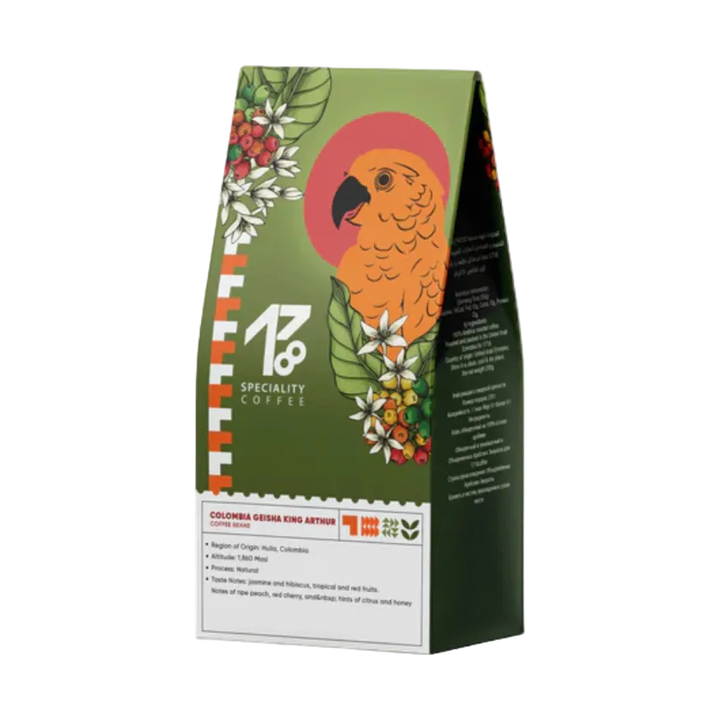 Colombia Geisha King Arthur transparent hero image