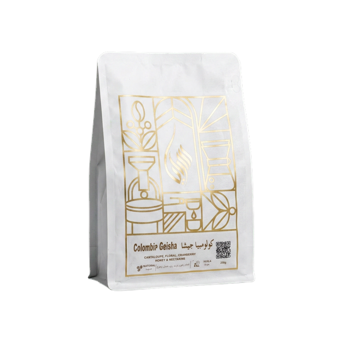 Colombia - Geisha Natural — square product photo with transparent padding
