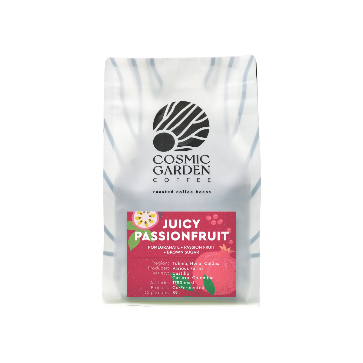 Colombia  Juicy Passionfruit Coffee — square product photo with transparent padding