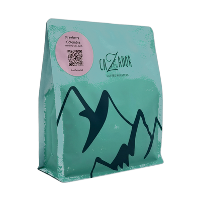 Colombia Strawberry Huila — upright transparent coffee hero