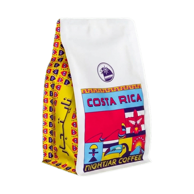 Costa Rica - Don Alfonso 'Entre Rios' Natural — upright transparent coffee hero