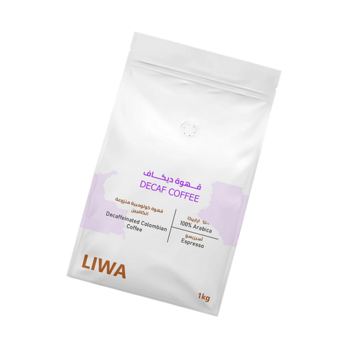 Decaf Coffee rotated transparent hero image