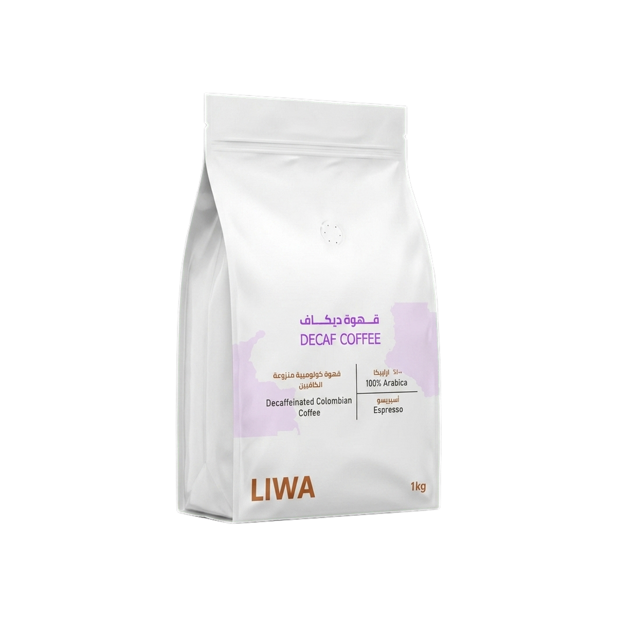 Decaf Coffee — square product photo with transparent padding
