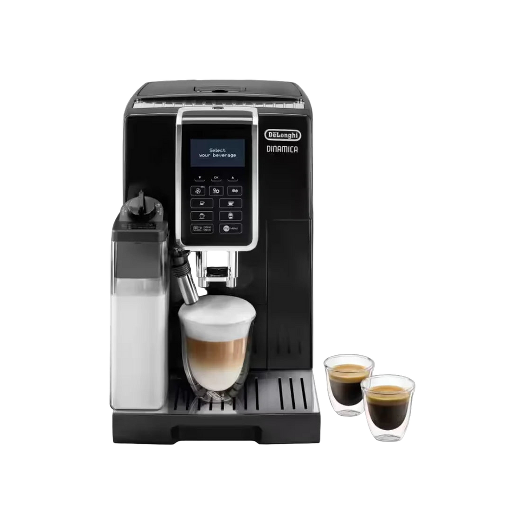 DeLonghi Dinamica Fully Automatic Coffee Machine Black - ECAM350.55.B — square product photo with transparent padding