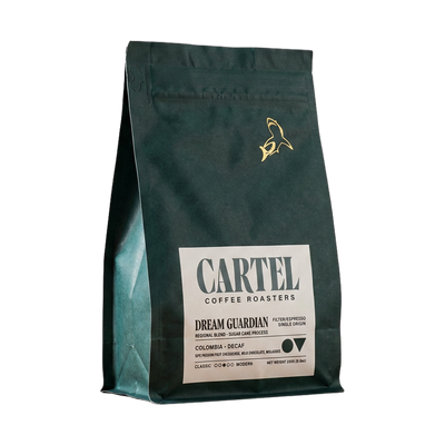 Dream Guardian - Decaf - Colombia — upright transparent coffee hero