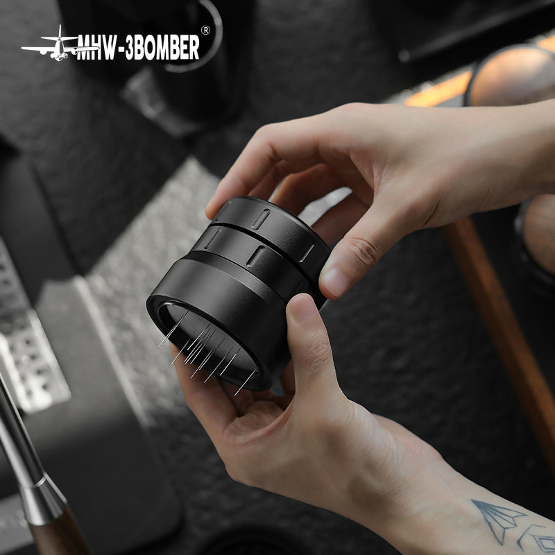 MHW-3Bomber - Castle Needle Distributor 58mm Universal - Black - BeanBurds CoffeeDesk Default Title Needle Distributor