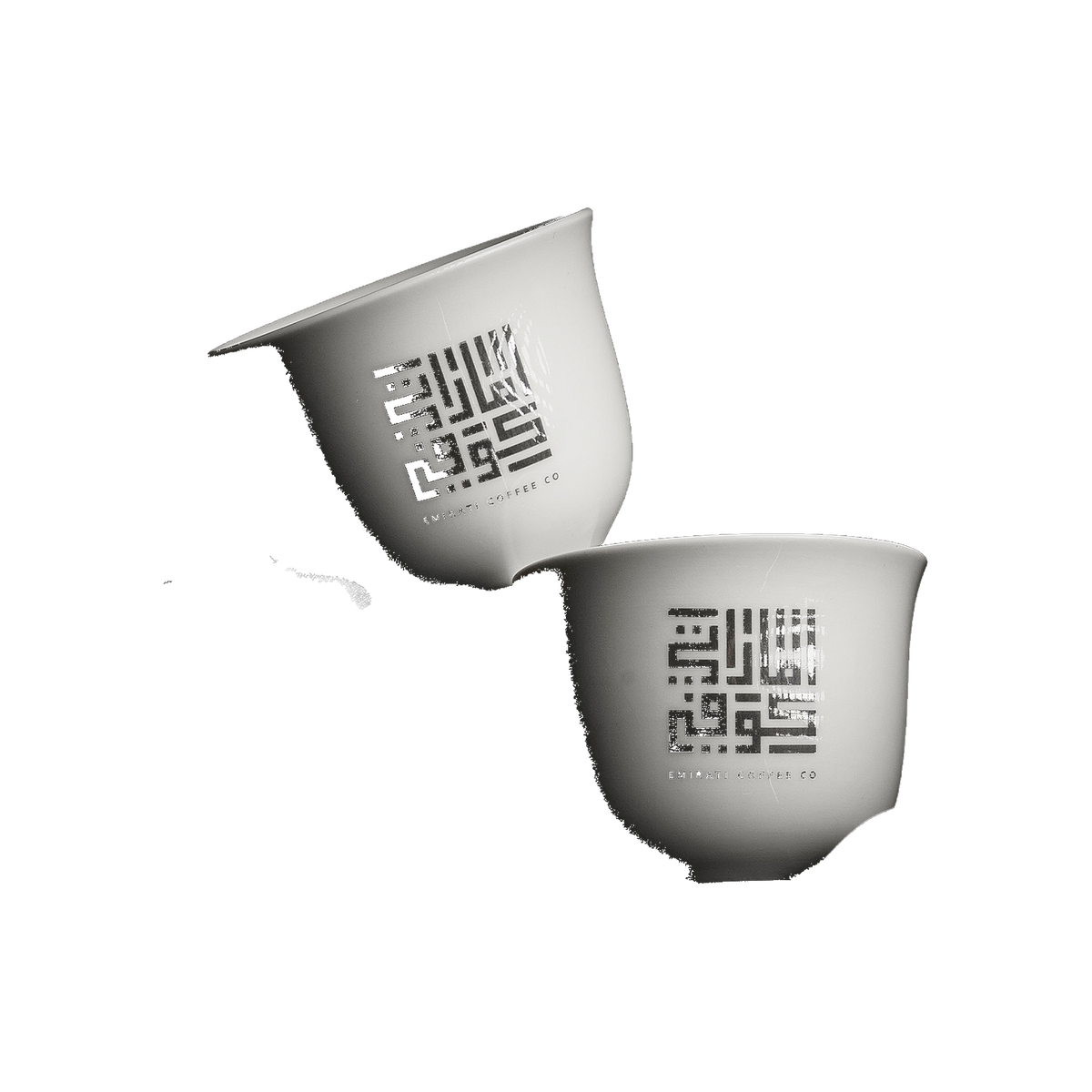 Emirati Coffee handmade Arabic coffee cups, set of six