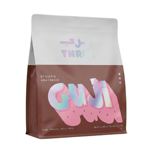 Ethiopia Guji Anasora Anaerobic — upright transparent coffee hero