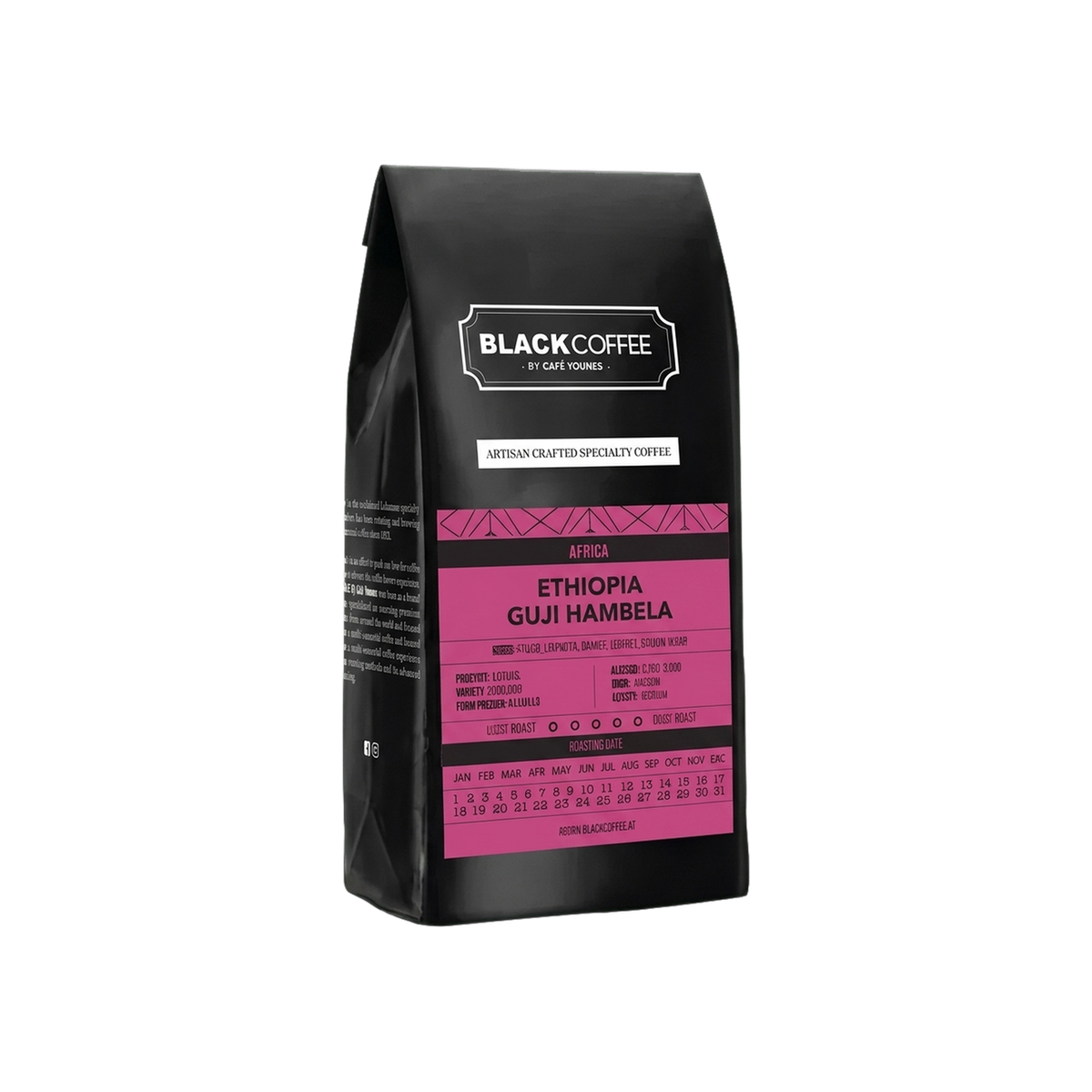 Ethiopia Guji Hambela — square product photo with transparent padding