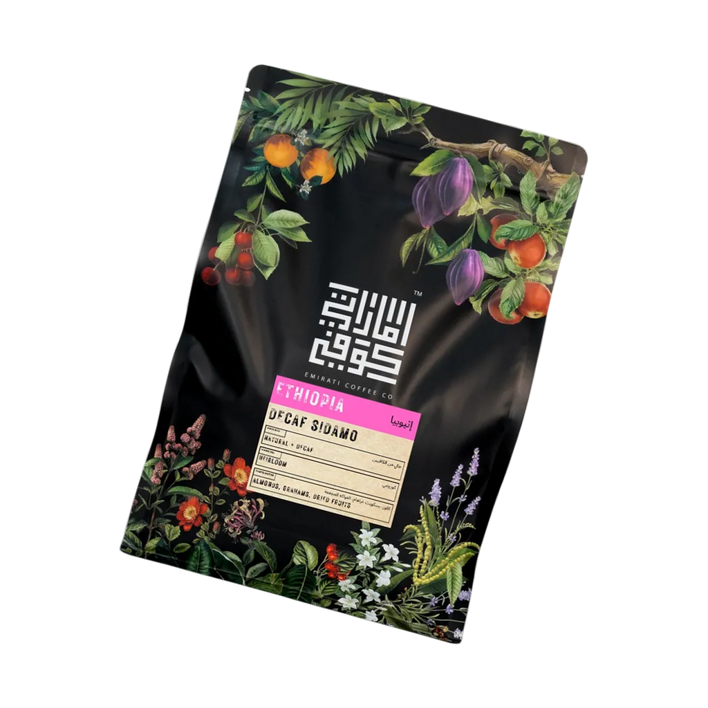 Ethiopia Sidamo Decaf rotated transparent hero image