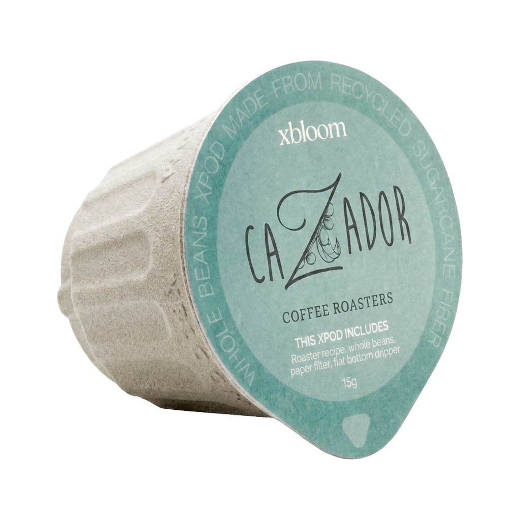 Ethiopia TANG xPods for xBloom — upright transparent coffee hero
