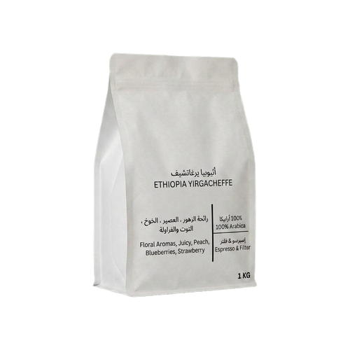 Ethiopia Yirgacheffe — square product photo with transparent padding