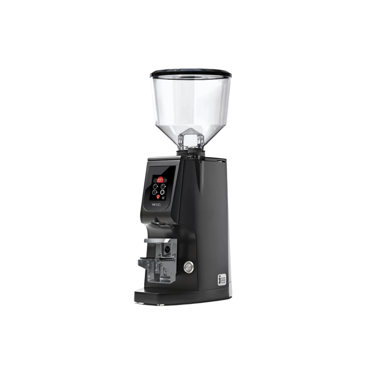 Eureka Atom W65 Coffee Grinder with Scale — square product photo with transparent padding