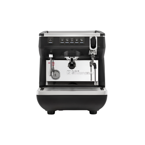 Nuova Simonelli Appia Life Single Group Volumetric - BeanBurds Al Menhaz Black / 8 liter boiler Espresso Machine