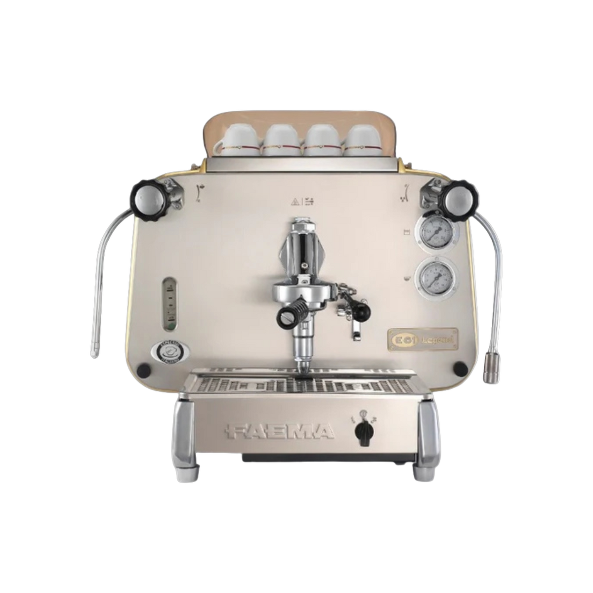 FAEMA E61 Legend Espresso Machine — square product photo with transparent padding