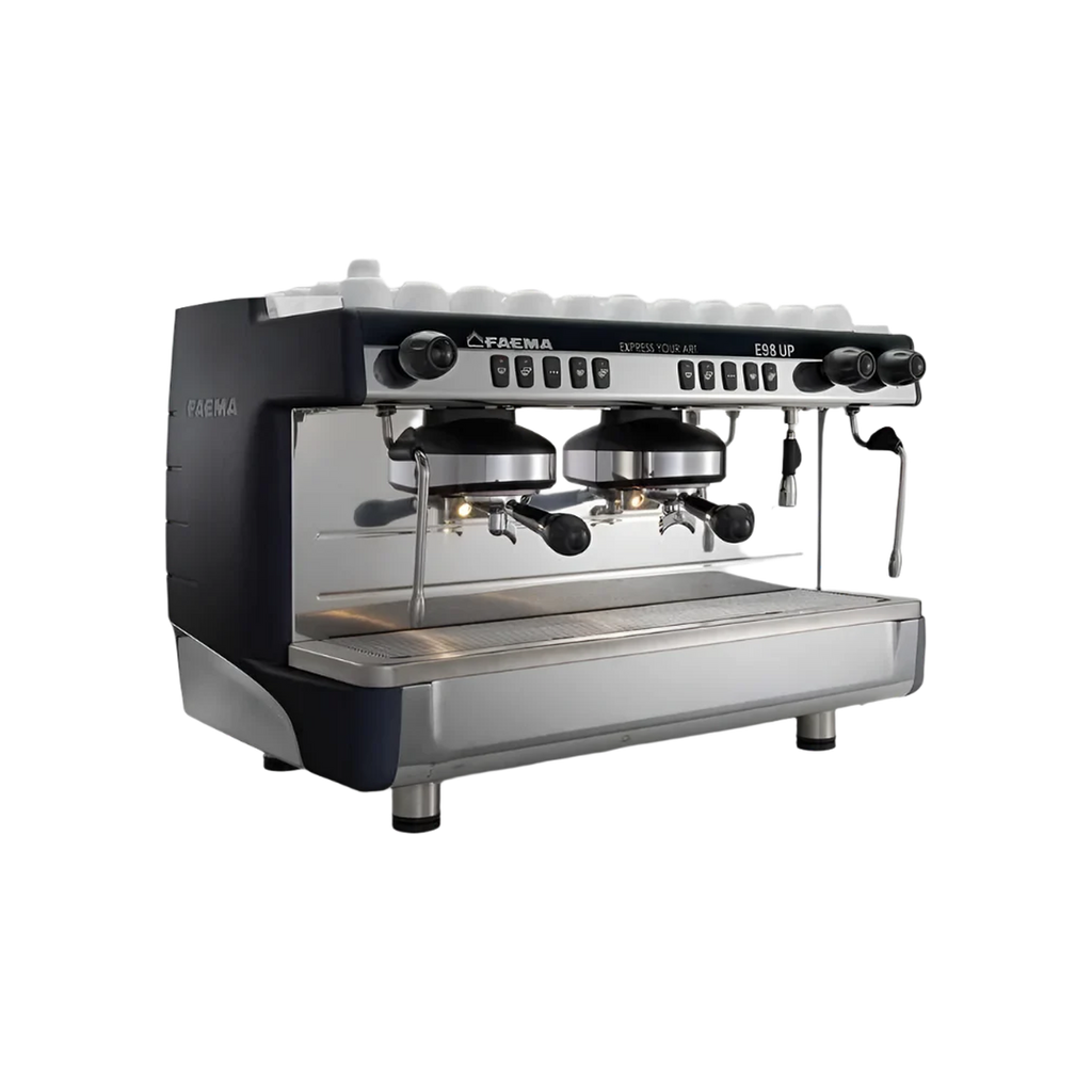 FAEMA E98 UP A/2 Groups Espresso Machine — square product photo with transparent padding