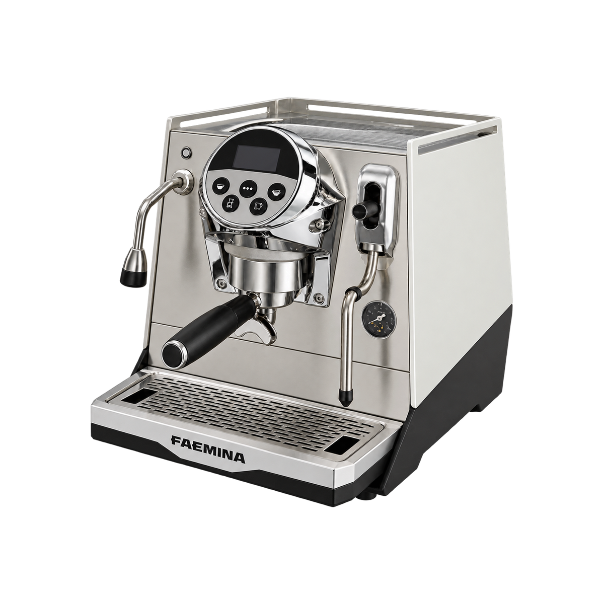 Faemina - 1 Group Coffee Machine — White matched product view, transparent background
