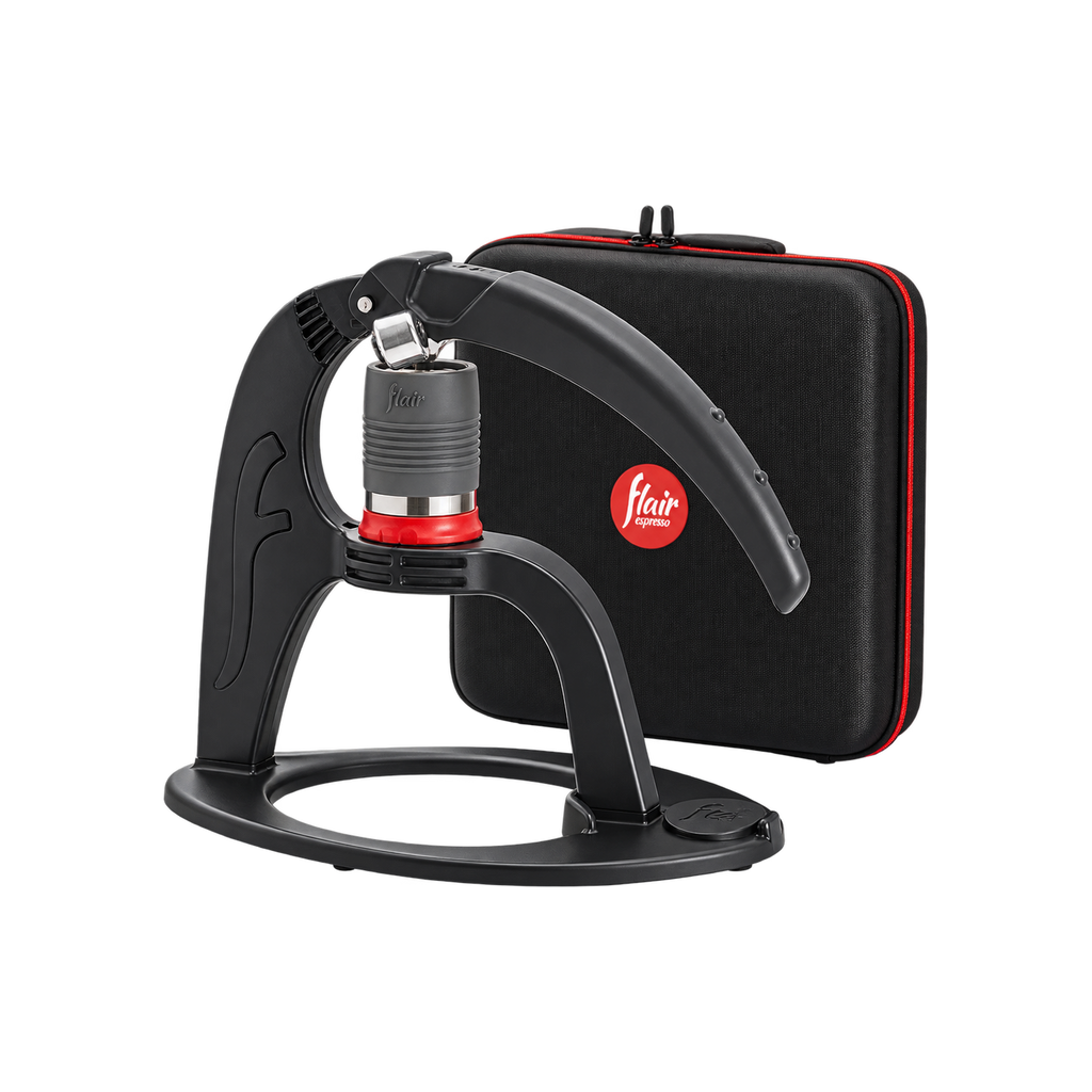 Flair NEO Flex Espresso Maker With Carrying Case Black - Standard — product view on transparent background