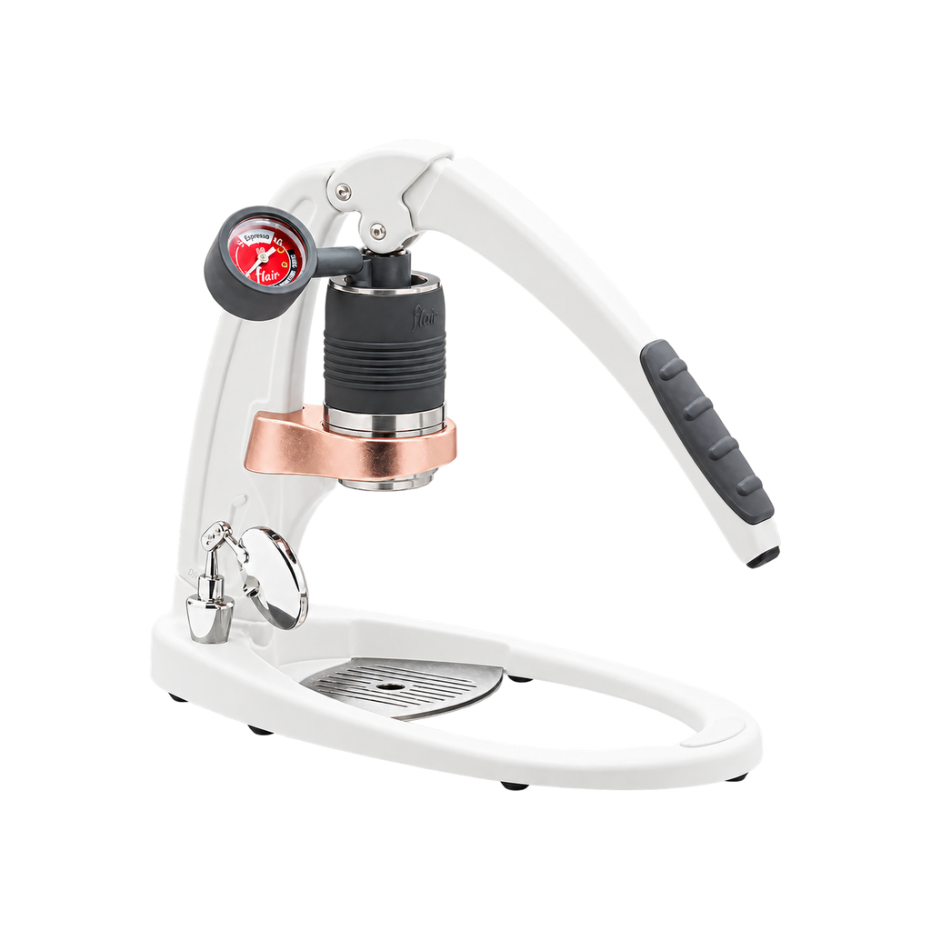 Flair Pro 3 Espresso Maker — White matched product view, transparent background