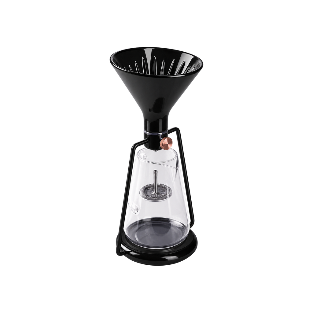 Goat Story Gina Smart Coffee Maker - Black — product view on transparent background