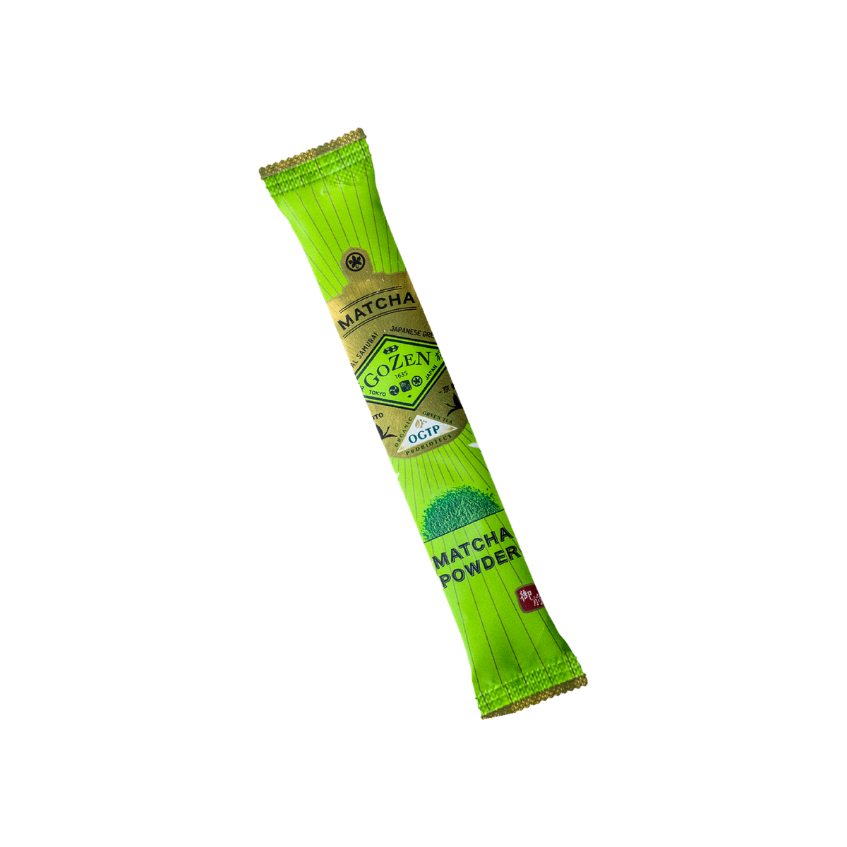 Gozen organic matcha single-serve stick