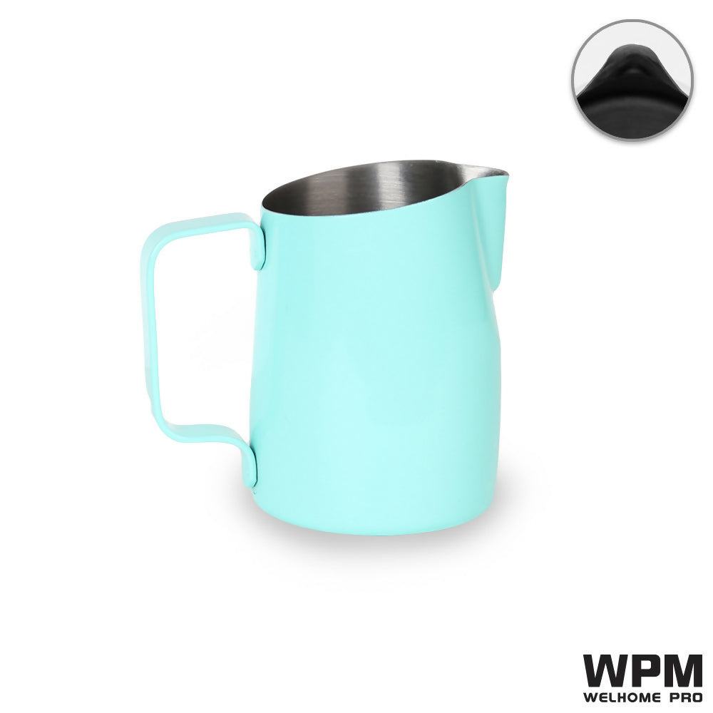 WPM 06 Round Spout Pitcher - BeanBurds Coffx Blue / 450 Coffee Machines and Equipment