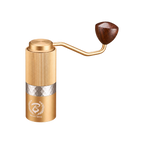 Barista Space Premium Coffee Hand Grinder 2.0 — Golden — matching product angle on transparent background
